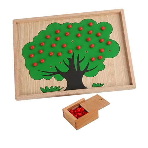SUPVOX Montessori Holz Äpfel Baum Zahlen Lernen Mathe Zählen Pädagogisch Ab Jahre für Schule und Zuhause SUPVOX Montessori Holz Äpfel Baum Zahlen Lernen Mathe Zählen Pädagogisch Ab Jahre für Schule und Zuhause von Supvox
