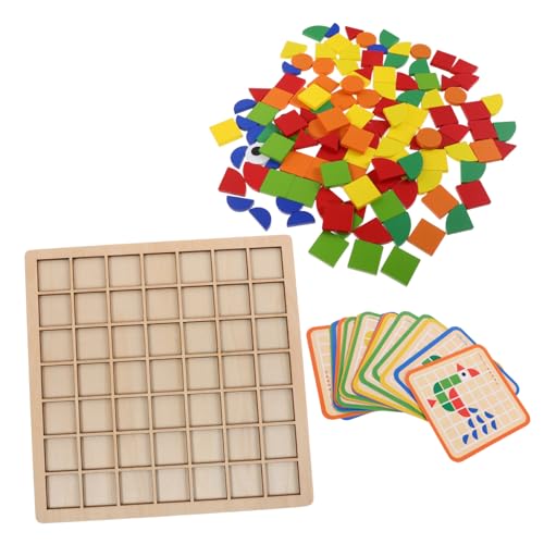 SUPVOX Montessori Holzpuzzle Teiliges Musterblock Vielfältige Geometrische Formen Pädagogisches für Kindergarten und Klassenzimmer Fördert Logisches und Kreativität SUPVOX Montessori Holzpuzzle Teiliges Musterblock Vielfältige Geometrische Formen Pädagogisches für Kindergarten und Klassenzimmer Fördert Logisches und Kreativität von Supvox