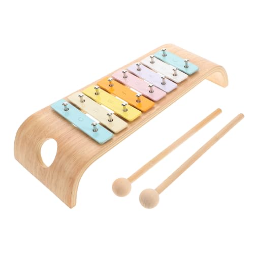 SUPVOX Montessori Xylophon aus Aluminium für Kleinkinder Note Musikspielzeug zur Musikalischer Fähigkeiten für Unterricht und Zuhause Klare Töne von Supvox