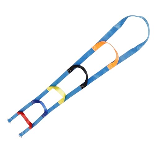 SUPVOX Multifunktionale Kletterseilleiter mit Tragbare Bunte Outdoor Kletterleiter für Robustes Kletterseilspielzeug zur Motorischer Fähigkeiten und Vielseitigem Kletterspaß von Supvox
