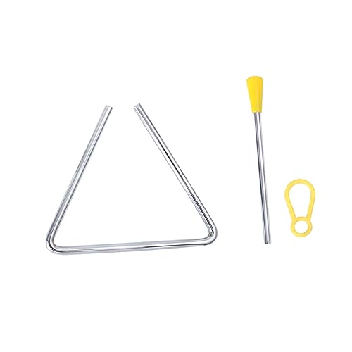 SUPVOX Musikinstrument Triangle Bell für Sicheres Percussion Instrument zur Frühen Musikalischen Bildung für Kindergarten und Zuhause SUPVOX Musikinstrument Triangle Bell für Sicheres Percussion Instrument zur Frühen Musikalischen Bildung für Kindergarten und Zuhause von Supvox