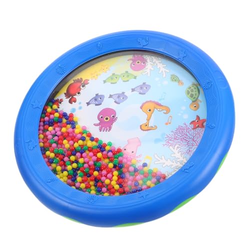 SUPVOX Ocean Wave Bead Drum Musikinstrument Handtrommel Pädagogisches Schlagzeug für Kleinkinder Ab Jahr Sicherer Ozeanklang Frühe Musikerziehung Kreatives Lernspielzeug für Mädchen und SUPVOX Ocean Wave Bead Drum Musikinstrument Handtrommel Pädagogisches Schlagzeug für Kleinkinder Ab Jahr Sicherer Ozeanklang Frühe Musikerziehung Kreatives Lernspielzeug für Mädchen und von Supvox