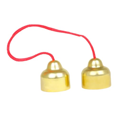 SUPVOX Percussion Instrument Kupfer Glocke Handspiel Glocke Tragbar Musikalisches Lernspielzeug Rhythmus Musikinstrument für Bühnenperformance von Supvox