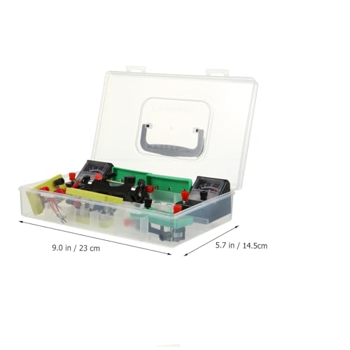 SUPVOX Physik Experimentierkasten Elektrizität Lernset Elektrobaukasten für Schüler Grundschule und Mittelstufe Lehrmittel zur Elektrizitätslehre mit Praktischem Aufbau Zufällige Farbe SUPVOX Physik Experimentierkasten Elektrizität Lernset Elektrobaukasten für Schüler Grundschule und Mittelstufe Lehrmittel zur Elektrizitätslehre mit Praktischem Aufbau Zufällige Farbe von Supvox