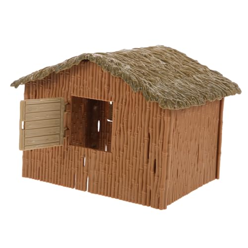 SUPVOX Plastik Bauernhof Haus Modell Abnehmbar Simulation Haus Garten Dekoration Miniatur Landschaft Figur Basteln Desktop Zubehör von Supvox