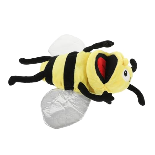 SUPVOX Plüsch Biene Handpuppe aus Weichem Material Interaktive Handpuppe für Geschichten Erzählen Fördert Kreativität und Kommunikation Leicht und Tragbar für Spielerisches Lernen von Supvox