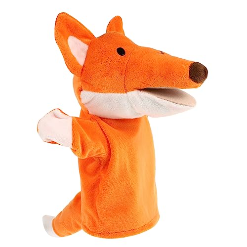 SUPVOX Plüsch Fuchs Handpuppe Fingerpuppe Tierkopf für Eltern Junge Mädchen Bindung Weiches Material Sicher für Kindergarten und Party SUPVOX Plüsch Fuchs Handpuppe Fingerpuppe Tierkopf für Eltern Junge Mädchen Bindung Weiches Material Sicher für Kindergarten und Party von Supvox
