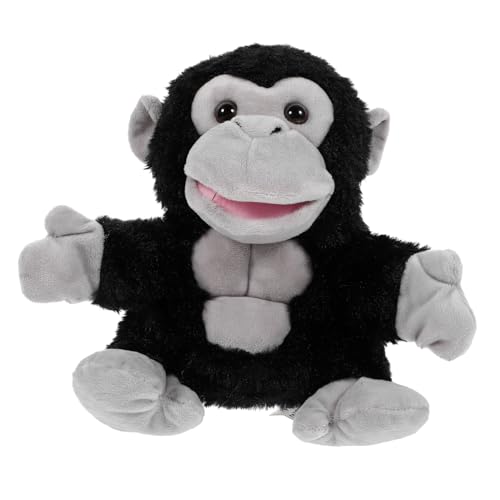SUPVOX Plüsch Gorilla Handpuppe für Kleinkinder Jahre Weiches Stofftier Handspielzeug zur Motorischer Fähigkeiten Handliche Interaktive Handpuppe für Spielerisches Lernen und SUPVOX Plüsch Gorilla Handpuppe für Kleinkinder Jahre Weiches Stofftier Handspielzeug zur Motorischer Fähigkeiten Handliche Interaktive Handpuppe für Spielerisches Lernen und von Supvox