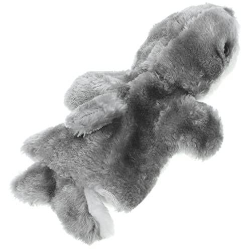 SUPVOX Plüsch Handpuppe Grauer Weiches Tierfigur Für Eltern Junge Mädchen Interaktive Kreativität Und Feinmotorik von Supvox