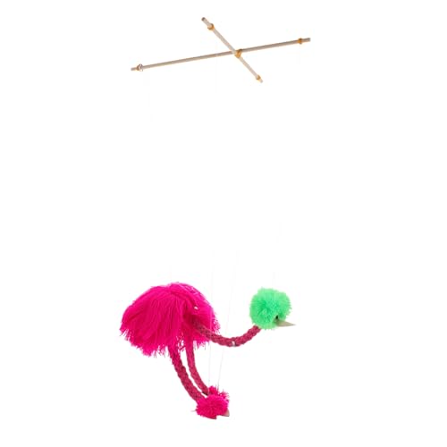 SUPVOX Plüsch Marionettenpuppe mit Zugfaden Rosa Kuscheltier Strauß Interaktives Kinderspielzeug für Fingerfertigkeit und Kreative Puppentheateraufführungen SUPVOX Plüsch Marionettenpuppe mit Zugfaden Rosa Kuscheltier Strauß Interaktives Kinderspielzeug für Fingerfertigkeit und Kreative Puppentheateraufführungen von Supvox