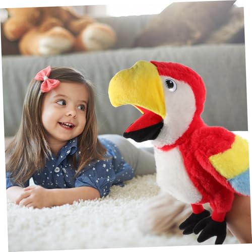 SUPVOX Plüsch Papagei Handpuppe aus Weichem Material Interaktives Vogel Handspielzeug für Frühe Bildung Fördert Fantasie und Hand Auge Koordination Waschbar und Kuschelig SUPVOX Plüsch Papagei Handpuppe aus Weichem Material Interaktives Vogel Handspielzeug für Frühe Bildung Fördert Fantasie und Hand Auge Koordination Waschbar und Kuschelig von Supvox