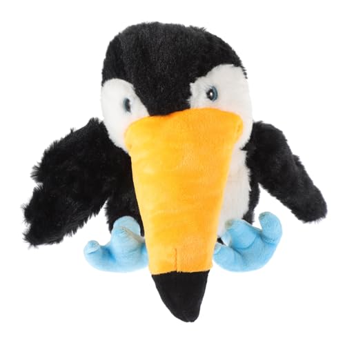 SUPVOX Plüsch Vogel Handpuppe Großes Mundspielzeug Weiches Kuscheltier Interaktive Handpuppe für Geschichten Erzählen und Rollenspiel von Supvox