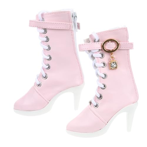 SUPVOX Puppen High Heels Kleine Hohe Stiefel Ersatzschuhe für Prinzessin Puppen Zubehör Rosa SUPVOX Puppen High Heels Kleine Hohe Stiefel Ersatzschuhe für Prinzessin Puppen Zubehör Rosa von Supvox