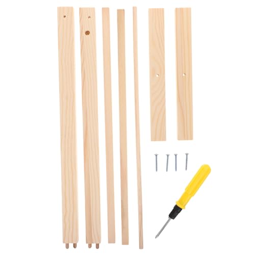SUPVOX Puppen Kleiderständer aus Holz Hängeständer für Puppenkleidung Praktischer Kleiderbügel für Puppen zum Organisieren und Aufbewahren von Outfits SUPVOX Puppen Kleiderständer aus Holz Hängeständer für Puppenkleidung Praktischer Kleiderbügel für Puppen zum Organisieren und Aufbewahren von Outfits von Supvox