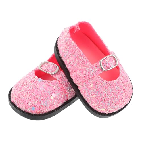 SUPVOX Puppen Schuhe Glitzernde Pailletten Miniaturschuhe für Puppen Elegante Schuhe Accessoire für Puppenkleidung und Dekoration von Supvox