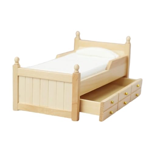 SUPVOX Puppenhaus Möbel Dekoration Verarbeitung Geeignet für DIY Puppenhaus Schlafzimmer Mini Haus Landschaftsszene Kleines Wohnaccessoire für Puppenstube Mädchen von Supvox