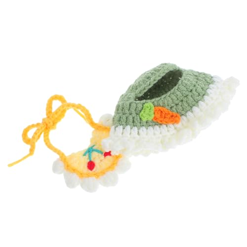 SUPVOX Puppenkostüm Woven Hut Halstuch für Kuschelpuppe Verspieltes Puppenkopfschmuck Fotoshootings Partys und Festliche Anlässe Kompatibel mit Labubu SUPVOX Puppenkostüm Woven Hut Halstuch für Kuschelpuppe Verspieltes Puppenkopfschmuck Fotoshootings Partys und Festliche Anlässe Kompatibel mit Labubu von Supvox