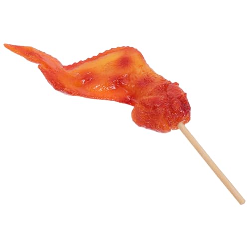 SUPVOX Realistische BBQ Hähnchenflügel Deko aus PVC mit Reisfüllung Täuschend Echte Fake Food Modelle für Küchen Restaurantdekoration Langlebige Grillhähnchen Attrappe für Foto SUPVOX Realistische BBQ Hähnchenflügel Deko aus PVC mit Reisfüllung Täuschend Echte Fake Food Modelle für Küchen Restaurantdekoration Langlebige Grillhähnchen Attrappe für Foto von Supvox