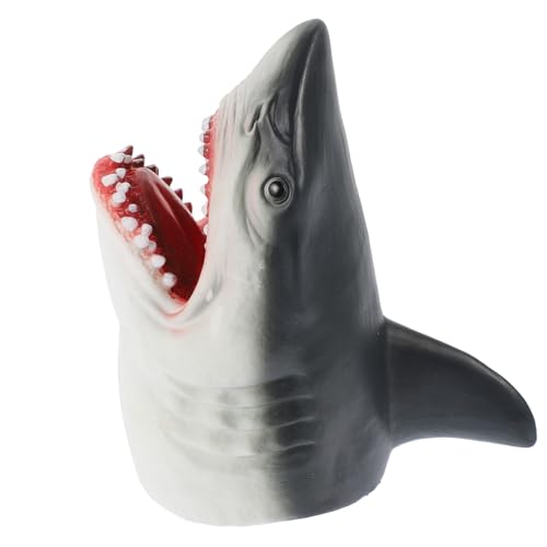 SUPVOX Realistische Fisch handpuppe Interaktive Tierhandpuppe Lernspielzeug Motorik für Jungen und Mädchen Rollenspiel und Früherziehung von Supvox