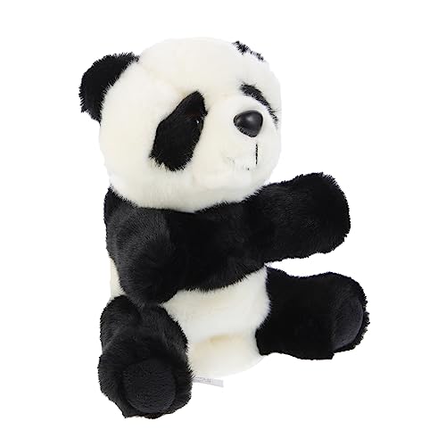 SUPVOX Realistische Panda Handpuppe aus Weichem Plüsch Waschbares Stofftier für Rollenspiele Frühe Bildung und Puppentheater für Jungen und Mädchen von Supvox