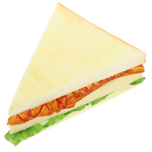SUPVOX Realistisches Künstliches Sandwich Modell aus Langlebigem PU Material Lebensecht Simuliertes Brot als Foto Requisite Küchen und Bäckerei Dekoration Vielseitiges Essens Dekoobjekt SUPVOX Realistisches Künstliches Sandwich Modell aus Langlebigem PU Material Lebensecht Simuliertes Brot als Foto Requisite Küchen und Bäckerei Dekoration Vielseitiges Essens Dekoobjekt von Supvox