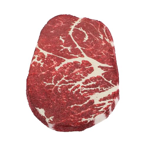 SUPVOX Realistisches Künstliches Steak Modell Kleine Vielseitig Einsetzbar für Fotografie Dekoration Restaurant Küchen Requisiten Lebensechte Fleischattrappe SUPVOX Realistisches Künstliches Steak Modell Kleine Vielseitig Einsetzbar für Fotografie Dekoration Restaurant Küchen Requisiten Lebensechte Fleischattrappe von Supvox