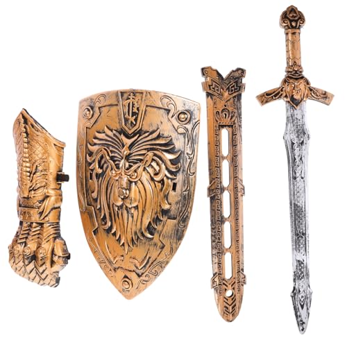 SUPVOX Ritter Waffenset Teilig Antik Kupferfarben Realistische Cosplay Für Jungen Mädchen Faschingskostüm Rollenspiel Halloween Party Zubehör SUPVOX Ritter Waffenset Teilig Antik Kupferfarben Realistische Cosplay Für Jungen Mädchen Faschingskostüm Rollenspiel Halloween Party Zubehör von Supvox