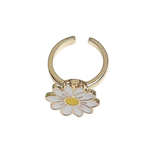 SUPVOX Rotierender Stressring aus Hochwertiger Verstellbar Leichtes Design für Frauen Mädchen Beruhigender Fidget Ring zur Angst und Stressreduktion im Alltag von Supvox