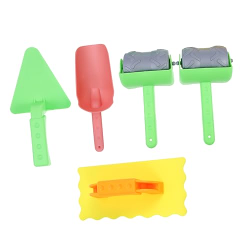 SUPVOX Sandspielzeug Strandspielzeug mit Schaufel Dreiecksschaufel Glättwerkzeug und Robustes Baustellen Tool für Kreatives Am Strand Garten und Pool von Supvox