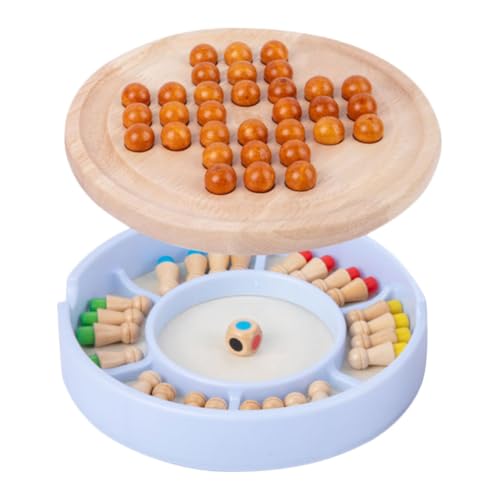 SUPVOX Schachspiel aus Holz mit Aufbewahrungsbox Memory Training für Glatte Oberfläche Schadstofffrei Langlebiges Lernspielzeug für Mädchen und Jungen von Supvox