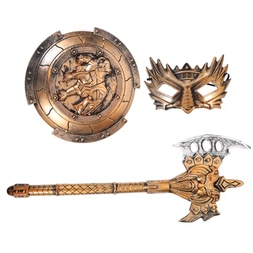 SUPVOX Schild aus Hochwertigem Realistisches Cosplay Zubehör für Kostümparty Bühnenauftritt und Verkleidung Antikes Bronze für Jungen Mädchen SUPVOX Schild aus Hochwertigem Realistisches Cosplay Zubehör für Kostümparty Bühnenauftritt und Verkleidung Antikes Bronze für Jungen Mädchen von Supvox