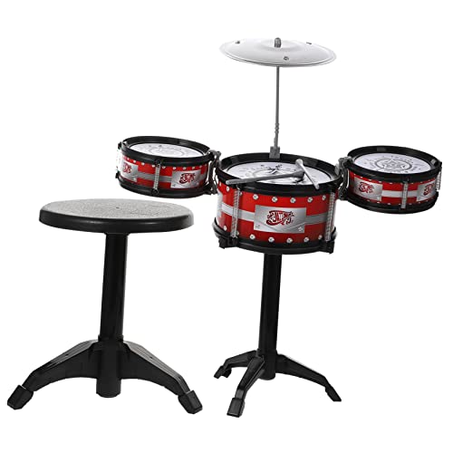 SUPVOX Schlagzeug Set Teilig Musikinstrument für Kleinkinder und Vorschulkinder Pädagogisch Sicher und Langlebig für Mädchen Jungen SUPVOX Schlagzeug Set Teilig Musikinstrument für Kleinkinder und Vorschulkinder Pädagogisch Sicher und Langlebig für Mädchen Jungen von Supvox