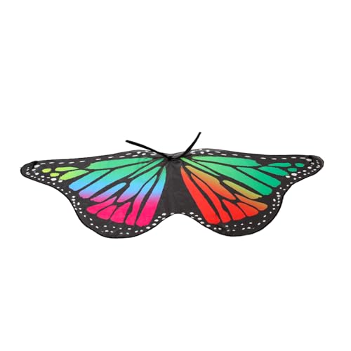 Supvox Schmetterlingsflügel Junge Mädchen Bühnen-Performance-umhang Schmetterlings-umhang Cosplay-kostüm Verschleißfest Leicht Tragbar Für Halloween-Partys Und Rollenspiele von Supvox