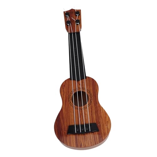 SUPVOX Schwarze Doppelte Bogen Ukulele Kindgerechtes Leichtes Musikinstrument für Frühe Geburtstagsgeschenk für Jungen und Mädchen Fördert Kreativität und Hörvermögen von Supvox