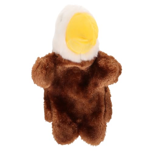 SUPVOX Simulation Adler Handpuppe Plüsch Kuscheltier für Interaktives Rollenspiel Kreative Storytelling Puppe Weiches Material für Jungen und Mädchen von Supvox