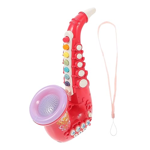 SUPVOX Simulation Saxophon Tragbares Kunststoff Instrument für Pädagogisch Leicht zu Bühnenrequisit für Geburtstagsfeiern und Festivals Farbenfrohes Lernspielzeug SUPVOX Simulation Saxophon Tragbares Kunststoff Instrument für Pädagogisch Leicht zu Bühnenrequisit für Geburtstagsfeiern und Festivals Farbenfrohes Lernspielzeug von Supvox