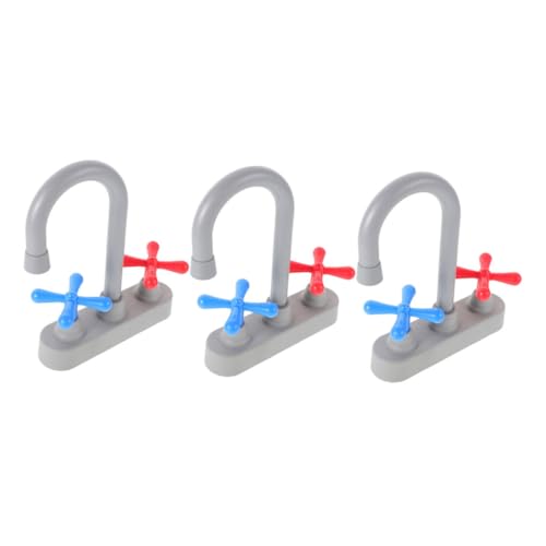 SUPVOX Simulation Spielküchen Wasserhahn Zubehör Realistischer Spiel-spülbecken Wasserhahn für Kinderküche Kindersicheres Ersatzteil für Rollenspiel für Jungen und Mädchen von Supvox