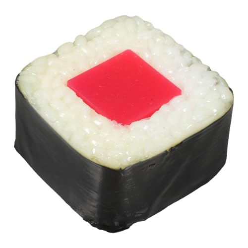 SUPVOX Simulation Sushi Modell Realistisches Fake Food für Geburtstagsfeiern und Küchen Künstliches Onigiri Modell Detailgetreue Sushi Dekoration für Themenevents von Supvox