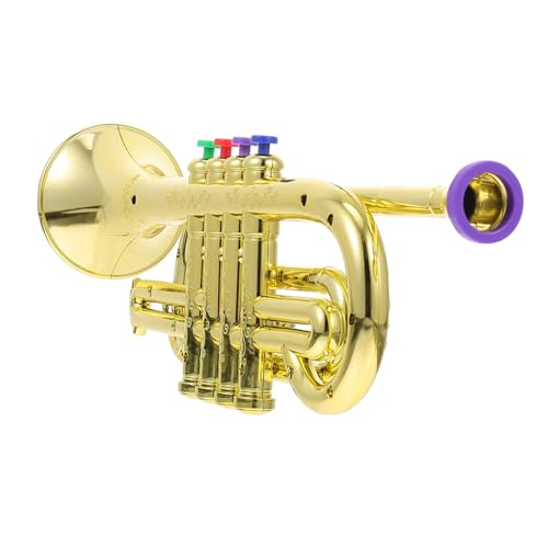 SUPVOX Simulation Trompete Blasinstrument Leichtes Kunststoff Modell Fördert Musikalische Fähigkeiten als Geburtstagsgeschenk für Mädchen und Jungen von Supvox