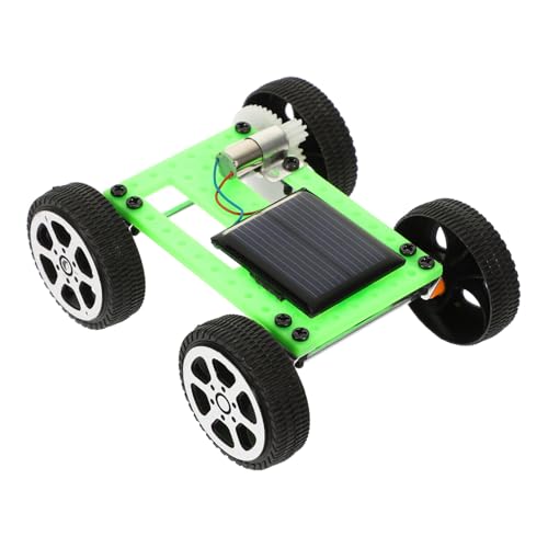 SUPVOX Solar Bausatz DIY Solarauto Modell Bausatz Wissenschaftliches Lernspielzeug Pädagogisches Experiment für Ab Jahren Grün von Supvox