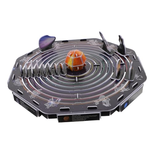SUPVOX Solar System Puzzle Puzzle Lernspielzeug Planeten DIY Bastelset Fördert Räumliches Denken Hand Auge koordination für Kleinkinder und Vorschulkinder von Supvox