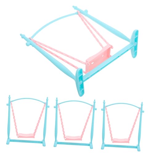 SUPVOX Spielplatzschaukel für Puppen Mini Schaukelset aus Langlebigem Einfach Zusammenzubauen Zubehör für Puppenhäuser und Junge Fördert Kreatives Rollenspiel SUPVOX Spielplatzschaukel für Puppen Mini Schaukelset aus Langlebigem Einfach Zusammenzubauen Zubehör für Puppenhäuser und Junge Fördert Kreatives Rollenspiel von Supvox