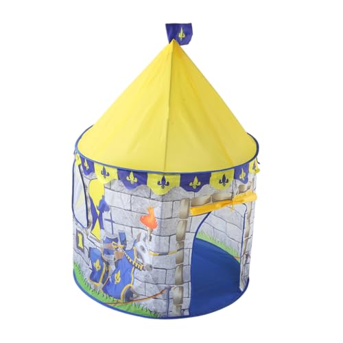 SUPVOX Spielzelt Design Wasserabweisend Spielhaus für Mädchen und Jungen Indoor Outdoor mit Einfachem Aufbau und Kreativitätsförderndem Design Gelb SUPVOX Spielzelt Design Wasserabweisend Spielhaus für Mädchen und Jungen Indoor Outdoor mit Einfachem Aufbau und Kreativitätsförderndem Design Gelb von Supvox