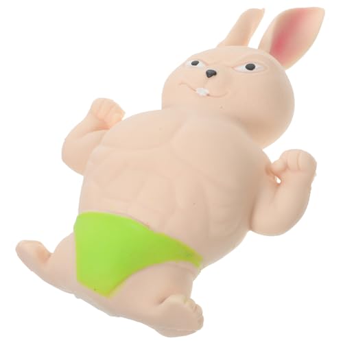 SUPVOX Stress Cartoon Muskelhase Dehnbar Druckentlastung Party Mitgebsel Lustiges Beruhigungsspielzeug für Erwachsene SUPVOX Stress Cartoon Muskelhase Dehnbar Druckentlastung Party Mitgebsel Lustiges Beruhigungsspielzeug für Erwachsene von Supvox