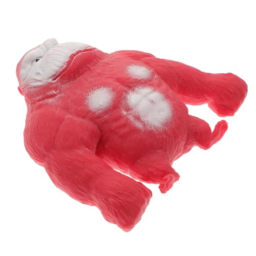 SUPVOX Stressabbau Gorilla Figur Kleines Rotes Weiches Squeeze Tier für Elastisches Lustiges Dekompressionsspielzeug Tragbar Langlebig Geschenk für Familie und Freunde SUPVOX Stressabbau Gorilla Figur Kleines Rotes Weiches Squeeze Tier für Elastisches Lustiges Dekompressionsspielzeug Tragbar Langlebig Geschenk für Familie und Freunde von Supvox