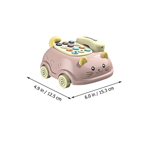 SUPVOX Telefonspielzeug mit Buntem Katzen Design Mehrtastenfunktion Musik und Stimmausgabe aus Sicherem Kunststoff Fördert Kreativität und Sprachwahrnehmung für Kleinkinder und Junge SUPVOX Telefonspielzeug mit Buntem Katzen Design Mehrtastenfunktion Musik und Stimmausgabe aus Sicherem Kunststoff Fördert Kreativität und Sprachwahrnehmung für Kleinkinder und Junge von Supvox