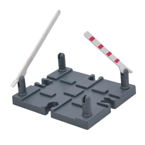 SUPVOX Train Track Railing Barrier Modell aus Abs Realistisches DIY Gleis Zubehör Fördert Motorische Fähigkeiten und Kritisches Denken Geeignet für Kreative Zugszenen und Spielsets von Supvox