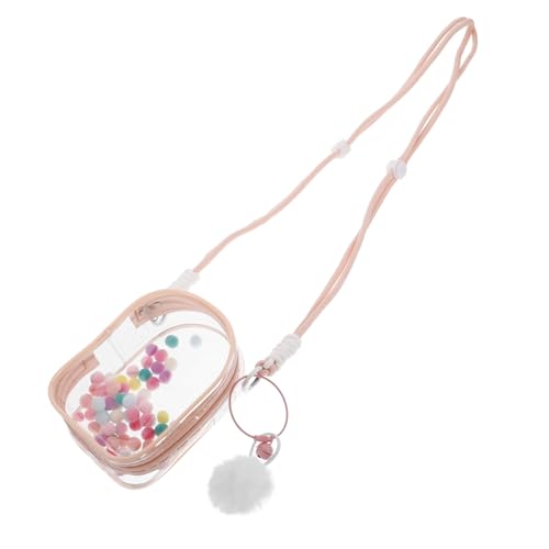 SUPVOX Transparente Puppen Aufbewahrungstasche mit Schultergurt und Pompons Staub Tragbare Mini Puppen Vitrine Hochwertige Tasche zur Klaren Figurenpräsentation für Unterwegs SUPVOX Transparente Puppen Aufbewahrungstasche mit Schultergurt und Pompons Staub Tragbare Mini Puppen Vitrine Hochwertige Tasche zur Klaren Figurenpräsentation für Unterwegs von Supvox