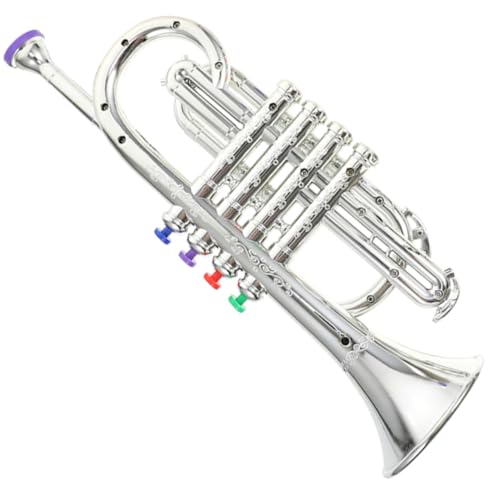 SUPVOX Trompete aus Robustem Kunststoff Realistische Nachbildung mit Glatter Oberfläche Farbenfrohes Design für Musikalische Früherziehung Sichere Kanten Fördert Kreativität und von Supvox