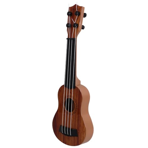 SUPVOX Ukulele Gitarre Musikinstrument Doppelbogen Schwarz Simuliert Früherziehung für Zuhause und Schule Fördert Kreativität und Hörvermögen von Supvox